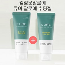 [1+1] 김정문알로에 큐어 알로에 수딩젤 150ml 리뉴얼 기획팩, 2개