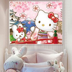 헬로키티보석십자수