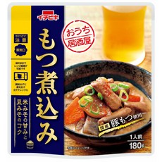 이치비키 집 이자카야 모쓰 조림 180g イチビキ おうち居酒屋もつ煮込み 180g, 1개