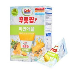 돌 후룻팝 파인애플 8P, 496ml, 9개