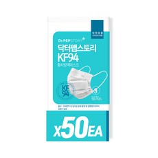 닥터펩스토리 덴탈형 KF94 숨쉬기 편한 마스크 50매, 단품