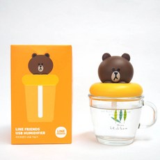 라인프렌즈 필터없는 브라운 미니 가습기, 단일상품