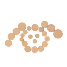목재 색상 오보에 사운드 홀 쿠션 전문 수리 부품 목관 악기 개스킷, 1. Wood, 1개