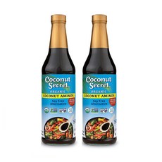 코코넛 시크릿 간장 대체 소스 236ml 2팩 Coconut Secret Coconut Aminos - 8 fl oz - Low Sodium Soy Sauce Alternative