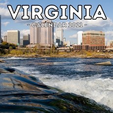(영문도서) Virginia Calendar 2021: 16-Month Calendar Cute Gift Idea For Virginia State Lovers Women & Men Paperback, Independently Published, English, 9798516727429
