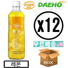 대호 레몬 액상 (1000ml x 12개) 1박스, 1L, 12개