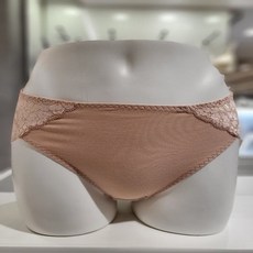 트라이엄프 면 스판 소폭 레이스팬티 베이지_s 176509
