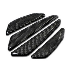 4pcs 자동차 보호 액세서리 탄소 섬유 스티커 데칼 Audis TT A4 B8 A3 8P B6 A6 C7 C6 B7 8V Q5 Q7 C5 A5 B5 A7 A1|차량용 스티커|, 1개, 4pcs For Nissan, 단일