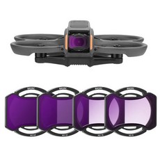 make speed DJI 아바타2 ND필터 4종세트, 1개, 아바타2 4종세트 ake speed DJI 아바타2 ND필터 4종세트