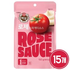 백설 로제 스파게티소스, 150g, 15개