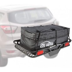 CZC AUTO 확장형 히치 카고 가방 9.5 cu. ft 자동차 트럭 SUV 밴스의 히치 트레이 히치 트레이 히치 바스켓 세이프티 스테이, 단일옵션