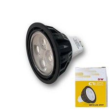 CR LED 할로겐 MR16 GU5.3 220V 5W 안정기 내장형 스팟 램프, 1개, 전구색