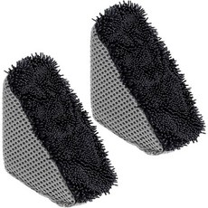 2Pcs Tire Shine Applicator Dressing Pads Triangle Sponge Car Cleaning Brush Foam Gel Reusable Deta, 2Pcs Tire Shine Applicator Dre, 2개
