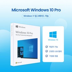 마이크로소프트 윈도우10 프로 한글 처음사용자용 MS Windows 10 Pro 64bit FPP 기업용 병행, MS윈도우10프로 FPP