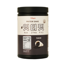 델리스푼 단백질 쉐이크 잇더핏 대용량 520g (흑임자맛), 1개 1개