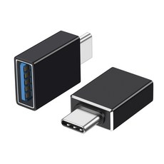 바라보고 OTG C타입 10Gbps USB 3.2 젠더, 2.83cm, 블랙, 1개