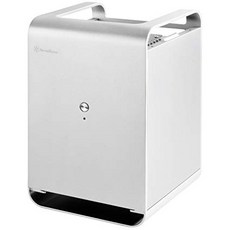 SilverStone CASE STRAGE 시리즈 알루미늄 소형 폼팩터 PC 케이스 3.5 / 2.5 인치 HDD 각 2 기 탑재 가능 실버 SST-CS01S, 1개