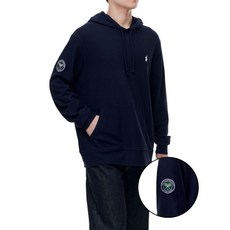 정품 폴로 랄프로렌 윔블던 롱슬리브 후디 네이비 LS HOODIE LONG SLEEVE SWEATSHIRT CLARUS COTTON PIQUE