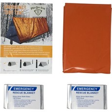 생존을 비상 대피소 텐트 마일러 튜브, Shelter Tent + 2 Blankets