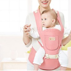 kirahosi 엄마 다용도 힙시트캐리어 외출용 아기띠 아기업는띠 포대기 I 45 +덧신 증정 CWug0yhc, 스카이블루