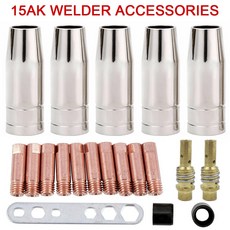 20Pcs Mig 용접기 소모품 액세서리 노즐 연락처 팁 홀더 15AK MB15 Co2 토치 용 전도성, 03 0.9mm, 03 0.9mm