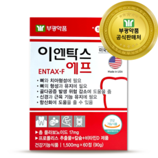 이엔탁스 에프 60정 치아 형성 에 필요한 칼슘 영양제