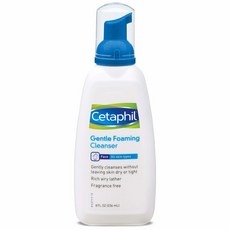 Cetaphil Gentle Foaming Cleanser 세타필 젠틀 포밍 클렌저 8oz(236ml) 2팩, 1개
