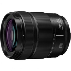 Panasonic Lumix S-R28200E 28-200mm F4.0-7.1 매크로 OIS 렌즈 카메라 원격 줌 듀얼리스 2 분진/물/동결 방지 4K 비디오에 검은색