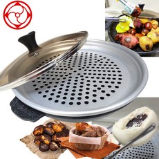 써니 요술팬 고구마냄비 물이 필요없는 직화 군고구마팬 군고구마냄비 26cm 28cm 30cm 무수분냄비, 1개