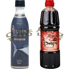 [서림식품] 진참치액 (500mlx1개) + [홍일식품] 홍게맛장 (500mlx1개), 500ml