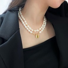 순금자물쇠목걸이