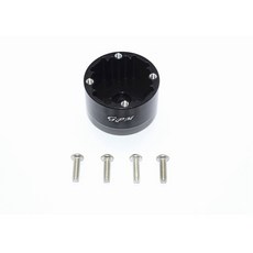 ARRMA 1/8 KRATON 6S TALION SENTON TYPHON RC 자동차 차동 알루미늄 합금 전면 및 후면 유니버설 DIFF 커버, 하나, 검정