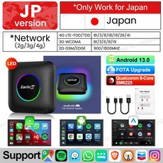 8G 128G Carlinkit CarPlay Ai 박스 LED 안드로이드 13 무선 자동 비디오 TV Qualcomm SM6225 VW 포드 기아 도요타 혼다 호환 벤츠 MG B, [01] 8GB 128GB, [03] JP Tbox Ambient