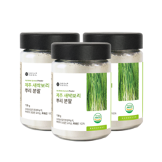 바로푸드 제주 새싹보리 뿌리 분말, 100g, 130g , 3통, 3개