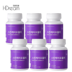 여에스더 스킨케어 포뮬러 먹는 히알루론산 피부 보습 HD 닥터에스더 피부영양제, 여에스더 스킨케어포뮬러 60캡슐 6박스, 6개