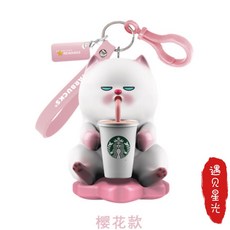해외 스타벅스피규어 스타벅스 체리캣 미러 핑크 선물 MD-87951, 단일옵션, 옵션01