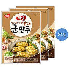 개성 동원 잡채군만두 300gX3입 X 2개 (무료배송), 900g