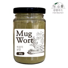 권뱅푸드 쑥청차 분말 가루 90g (사철쑥+계피+생강+참당귀뿌리) 몸신 쑥혈차 파우더, 1개