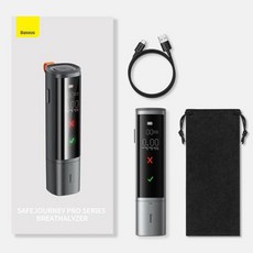 Baseus-전문 음주 측정기 LED 디스플레이 알코올 듀얼 모드 스위치, 1개