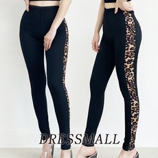 더나눔 표리 패턴 바지 호피 레깅스 레깅스