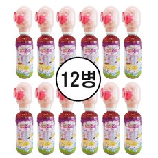 포도맛 산리오 마이쥬씨 비타민 어린이 음료 가챠, 12개, 220ml