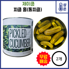 제이쿱 오이피클 (통피클/피클홀), 2개, 3.1kg