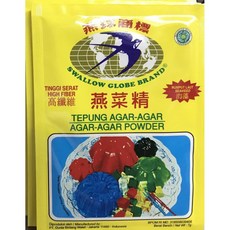 Swallow Globe Tepung Agar-Agar Powder Plain 7G (6피스)