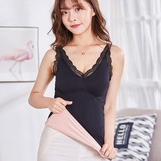 신축성 좋은 프랑스 솜털 나시 탑