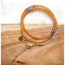 커넬리언 카넬리언 Carnelian 원석팔찌 모스부호팔찌