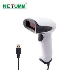 [해외]바코드BUY7DAYS 리더 유선 바 CODE SCAN SCANER 한 POS SYSTEM HWF1, 백색