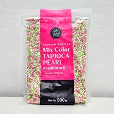 혼합 색상 사고펄 타피오카펄 Mix Color Tapioca Pearl, 1개