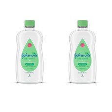 존슨즈 베이비 오일 알로에 앤 비타민E Johnson's Baby Oil Aloe Vera and Vitamin E 20 Ounce, 591ml, 2개