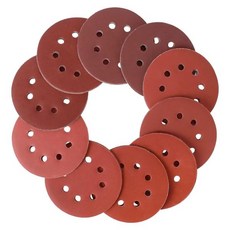 코체카 120pcs 오비탈 샌드페이퍼 샌딩 디스크 5인치 1000 1200 1500 2000 3000 하이그릿 8홀 파인그릿 후크 앤 루프 포 파워 랜덤 샌더