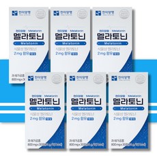 한미양행 멜라토닌 식물성멜라토닌 6개